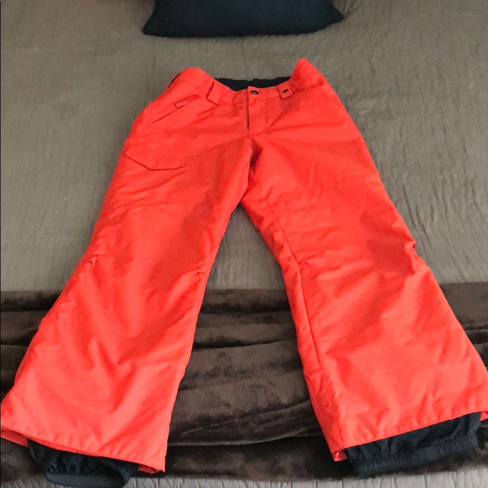 Burton red/orange Snowboard Pants